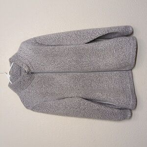 Pine Trails Chunky Fleece Zip Front Cardigan